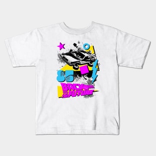 BACK TO THE FUTURE - Neon colors Kids T-Shirt